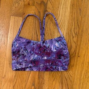lululemon athletica Purple tie dyed Sports Bra size xs